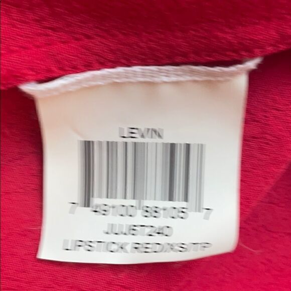 Red BCBG Levin long sleeve shirtdress XS Christmas party holiday party - Picture 10 of 11